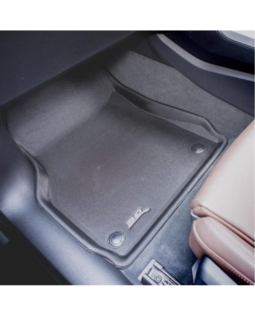 3D MAXpider All-Weather Floor Mats Compatible with Audi Q5 2018 to 2023 Custom Fit Car Floor Liners, Kagu Series