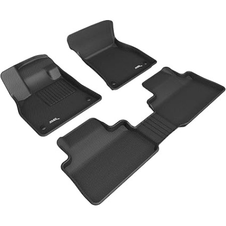 3D MAXpider All-Weather Floor Mats for Audi E-TRON 2019 to 2023 Premium Custom Fit Car Floor Liners, Kagu Series 3D MAXpider All-Weather Floor Mats for Audi E-TRON 2019 to 2023 Premium Custom Fit Car Floor Liners, Kagu Series