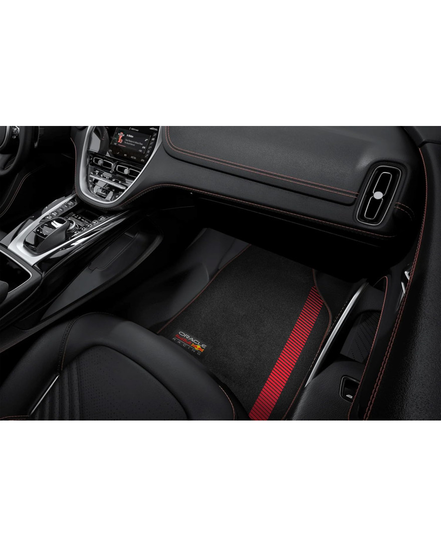 Red Bull Oracle Universal car mats set | 4-piece set | Black/Red