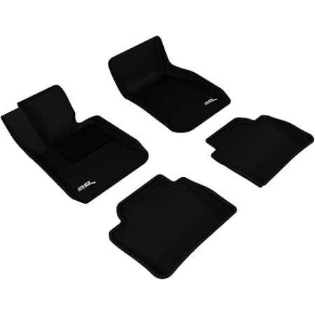 3D MAXpider All-Weather Floor Mats for BMW 3 Series Sedan SDrive | F30 | 2012 to 2018 Custom Fit Car Floor Liners, Kagu Series | 1st And 2nd Row | Black 3D MAXpider All-Weather Floor Mats for BMW 3 Series Sedan SDrive | F30 | 2012 to 2018 Custom Fit Car Floor Liners, Kagu Series | 1st And 2nd Row | Black