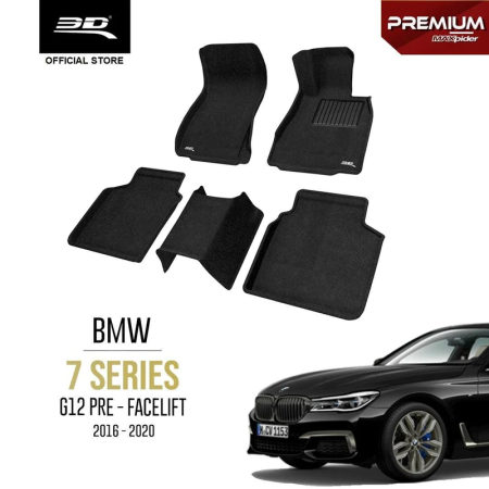 3D MAXpider BMW 7 SERIES G12 Pre-Facelift 2016 to 2020 3D PREMIUM Car Mat 3D MAXpider BMW 7 SERIES G12 Pre-Facelift 2016 to 2020 3D PREMIUM Car Mat