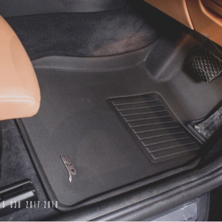 3D Kagu Floor Mat Compatible with BMW 5 SERIES G30 SEDAN  Long Wheel Base 2021 to Present | Set of 5 Pcs | Custom Fit| BLACK 3D Kagu Floor Mat Compatible with BMW 5 SERIES G30 SEDAN  Long Wheel Base 2021 to Present | Set of 5 Pcs | Custom Fit| BLACK