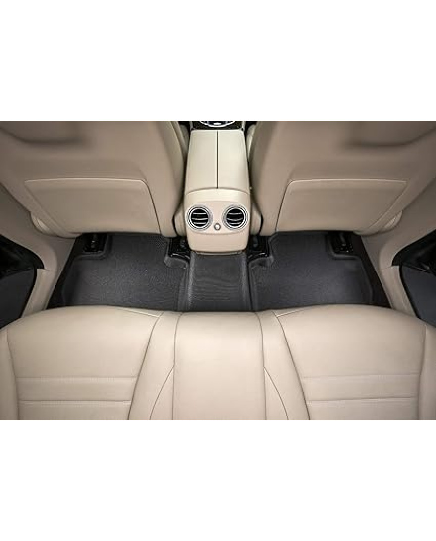 3D KAGU Floor Mat Compatible with  BMW 2 Series Gran Coupe F44 RWD 2020 to 2023 | Complete Set|Custom Fit |BLACK