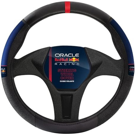 ORACLE RED BULL RACING STEERING WHEEL COVER BLACK RED 02