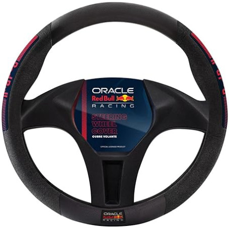 RED BULL RACING STEERING WHEEL COVER BLACK/RED 03