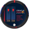 Red Bull Oracle Universal steering wheel cover + shoulder pads - Type 002 MV1 - Black/Red/Blue