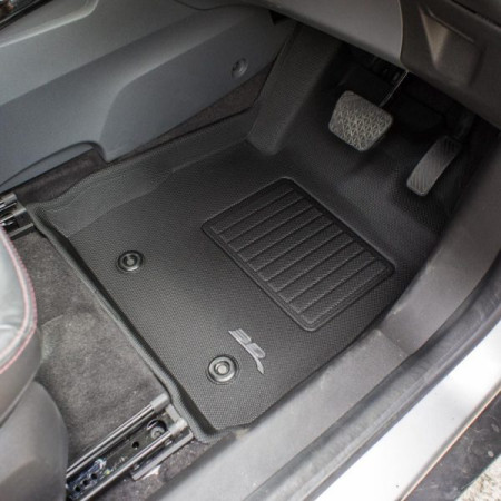 3D Kagu Floor Mat Compatible with FORD ECOSPORT/ FIESTA 2014 to 2018 | Set of 3 Pcs| BLACK | Custom Fit 3D Kagu Floor Mat Compatible with FORD ECOSPORT/ FIESTA 2014 to 2018 | Set of 3 Pcs| BLACK | Custom Fit