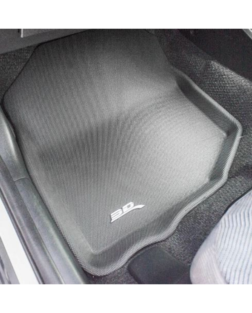 3D Kagu Floor Mat Compatible with  HONDA JAZZ 2020 to 2023|Set of 5 Pcs|Custom Fit|BLACK
