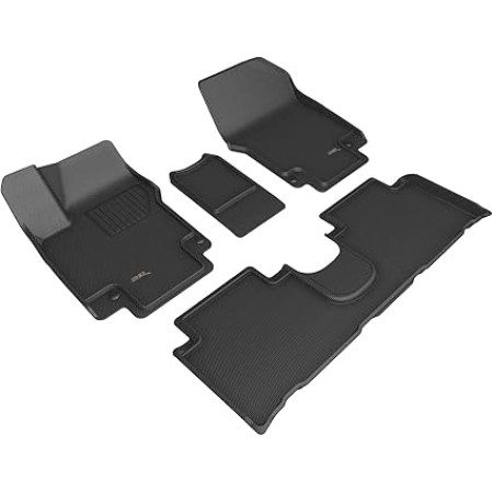 3D Kagu Floor Mat For Hyundai IONIQ 5 2022 to 2023 | Complete Set | BLACK | Custom Fit 3D Kagu Floor Mat For Hyundai IONIQ 5 2022 to 2023 | Complete Set | BLACK | Custom Fit