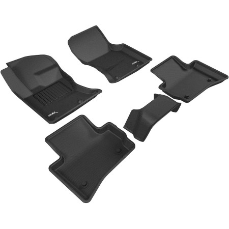3D Kagu Floor Mat Compatible with JAGUAR F-PACE 2017 to 2023 | Set of 5 Pcs | Custom Fit | BLACK 3D Kagu Floor Mat Compatible with JAGUAR F-PACE 2017 to 2023 | Set of 5 Pcs | Custom Fit | BLACK