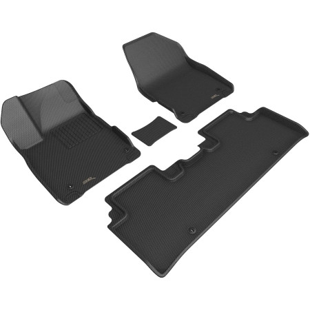 3D Kagu Floor Mat For KIA EV6 2022 to 2023 | Complete Set | Custom Fit | BLACK 3D Kagu Floor Mat For KIA EV6 2022 to 2023 | Complete Set | Custom Fit | BLACK