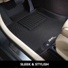 3D Kagu Floor Mat For KIA EV6 2022 to 2023 | Complete Set | Custom Fit | BLACK