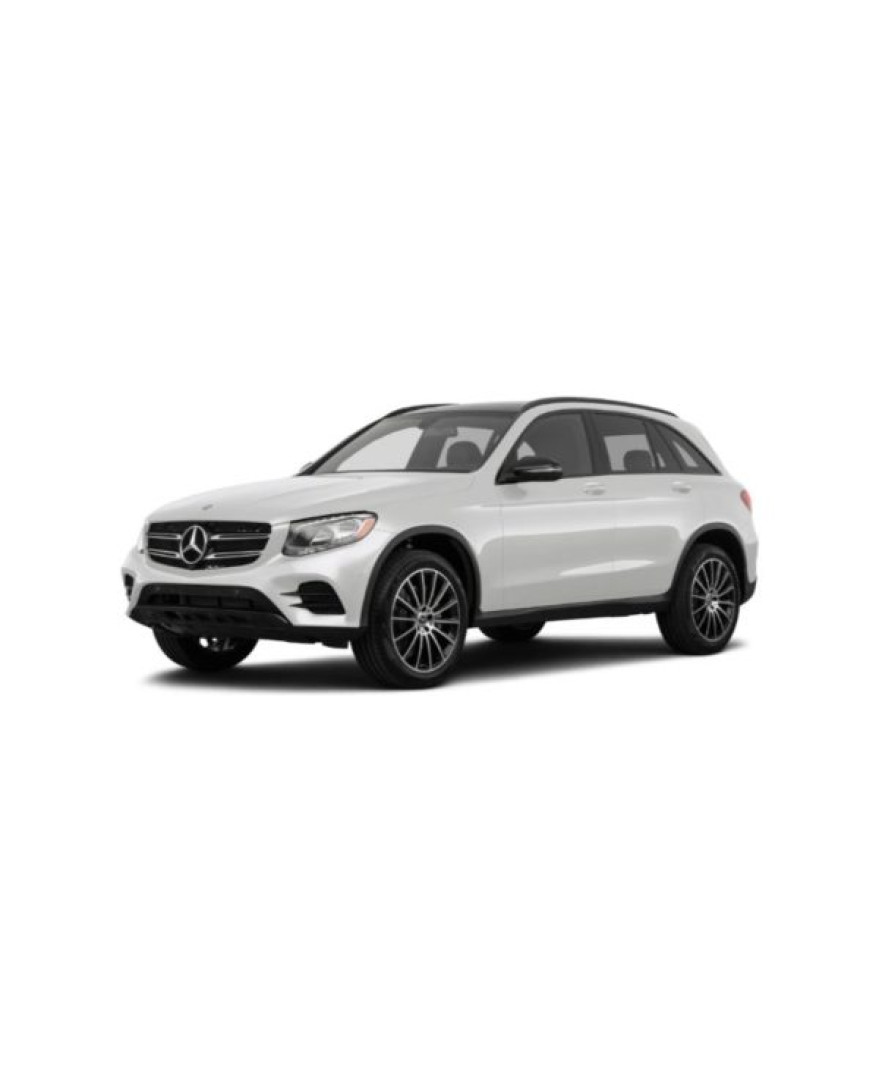 3D Kagu Floor Mat Compatible with  MERCEDES GLC CLASS 2023+ | Set of 3 Pcs | Custom Fit | BLACK