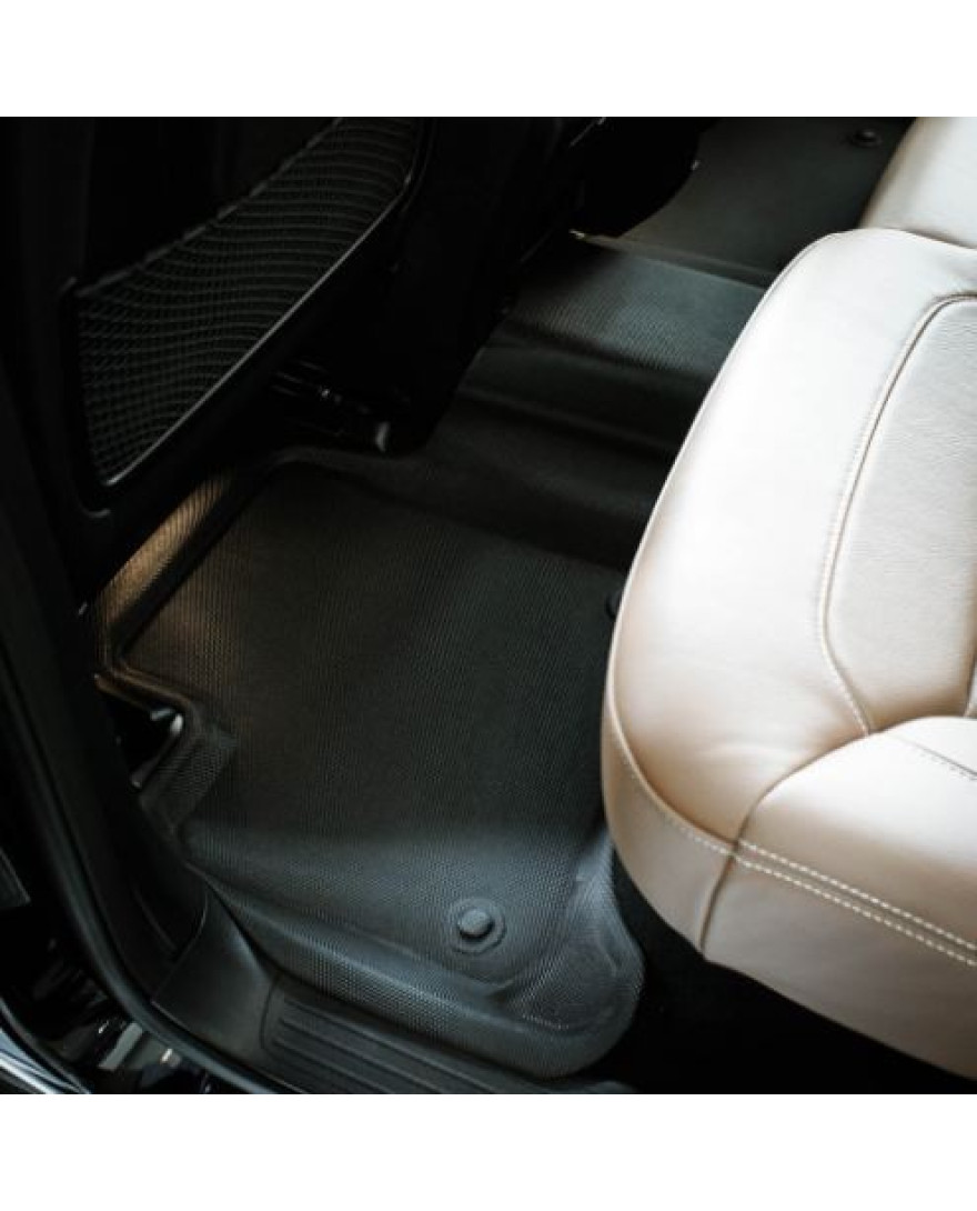 3D Kagu Floor Mat Compatible with Mercedes GLE V167/W167 2019 to PRESENT | Set of 4 Pcs | Custom Fit | BLACK