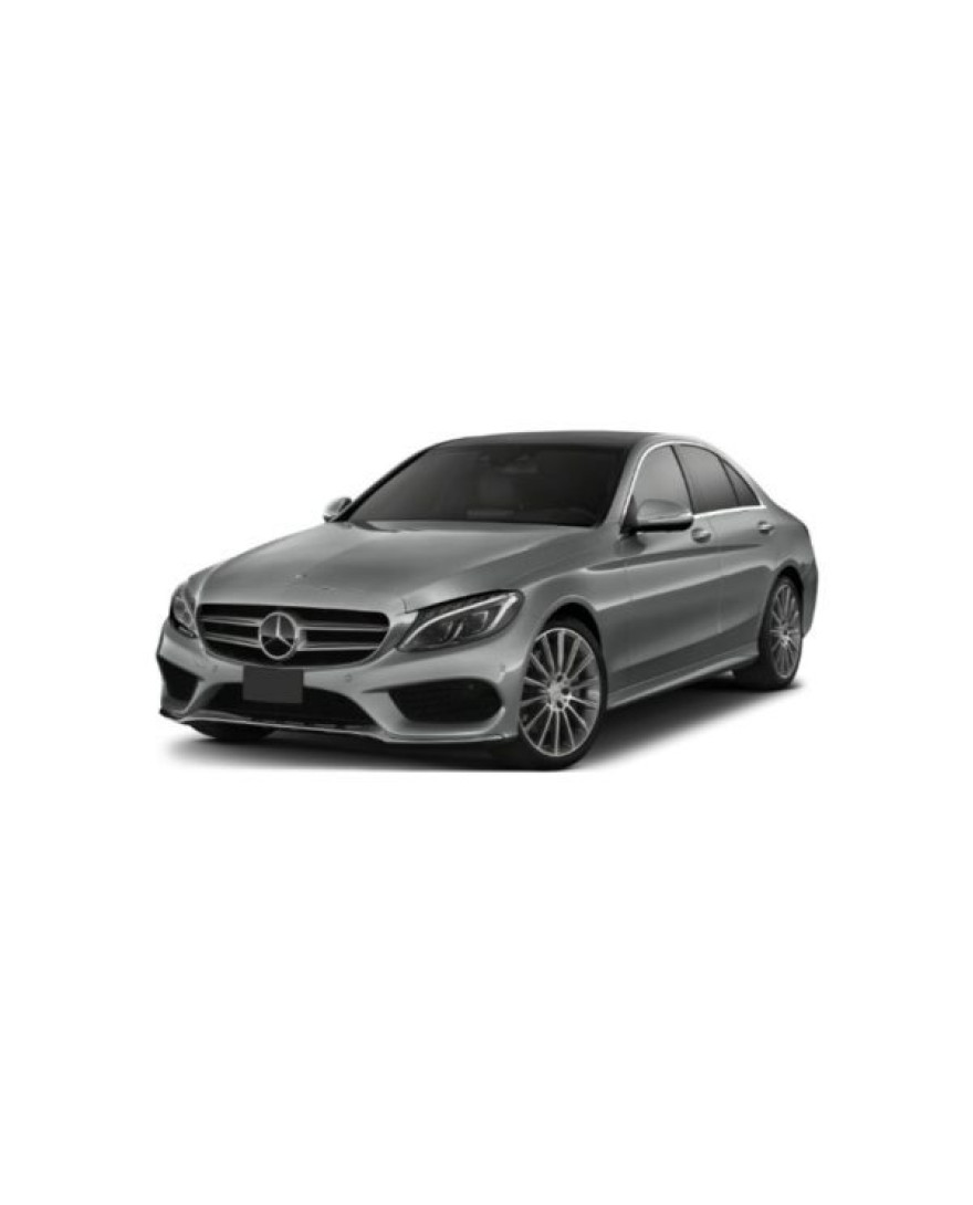 3D Kagu Floor Mat Compatible with  MERCEDES C W206 CLASS 2023+ | Set of 3 Pcs | Custom Fit | BLACK