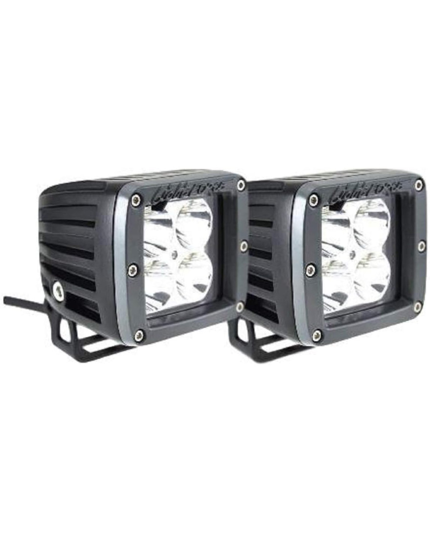 Lightforce Performance Lighting ROK40 LED SPOT UTILITY LIGHT | PAIR WITH HARNESS