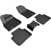 3D Kagu Floor Mat For PORSCHE CAYENNE SUV/COUPE | 9Y0/9Y3 |  2020 to 2023 | Complete Set | Custom Fit | BLACK