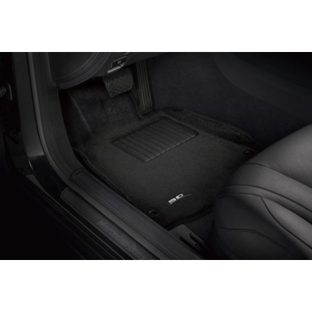 3D Kagu Floor Mat Compatible with  SUZUKI BREZZA/ URBAN CRUISER 2014 to 2020 | Set of 3 Pcs | Custom Fit | BLACK 3D Kagu Floor Mat Compatible with  SUZUKI BREZZA/ URBAN CRUISER 2014 to 2020 | Set of 3 Pcs | Custom Fit | BLACK