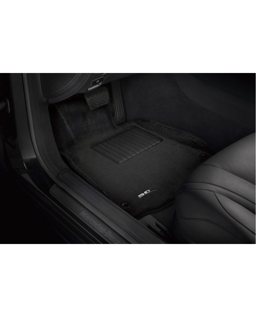 3D Kagu Floor Mat Compatible with SUZUKI OLD SWIFT / SWIFT DZIRE 2017 to Present | Set of 3 Pcs | Custom Fit | BLACK