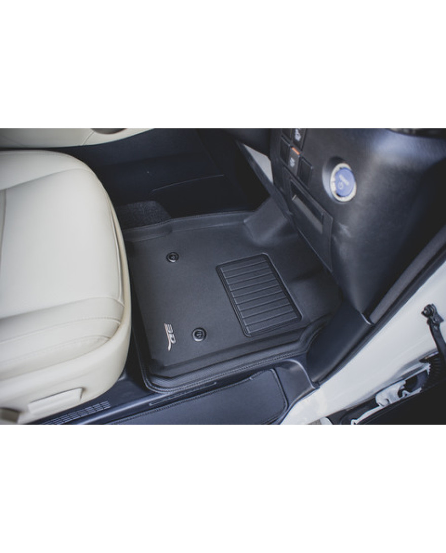 3D Kagu Floor Mat For Toyota Alphard/Vellfire AH30 7 Seater Only |  2020 to 2023 | Complete Set | Custom Fit | BLACK