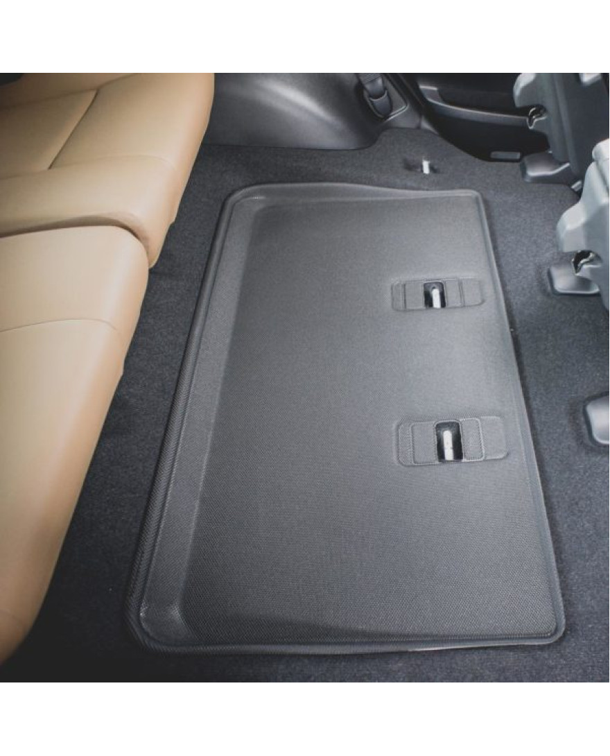 3D Kagu Floor Mat Compatible with TOYOTA INNOVA CRYSTA/ FORTUNER  2016 to Present | Set of 5 Pcs | Custom Fit | BLACK