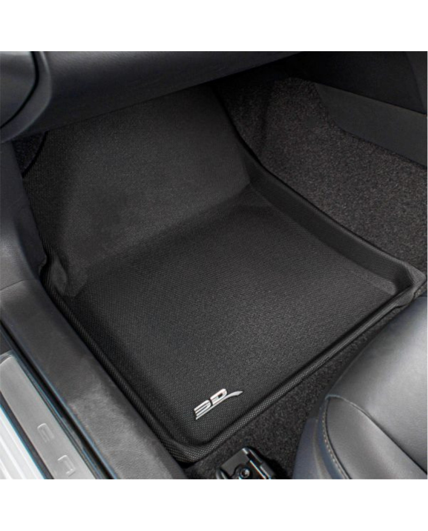 3D Kagu Floor Mat Compatible with  TOYOTA CAMRY  2018 to Present | Set of 5 Pcs | Custom Fit | BLACK