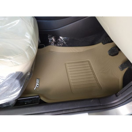 3D Kagu Floor Mat Compatible with VOLVO XC 60  2018 to Present | Set of 5 Pcs | Custom Fit | BEIGE 3D Kagu Floor Mat Compatible with VOLVO XC 60  2018 to Present | Set of 5 Pcs | Custom Fit | BEIGE