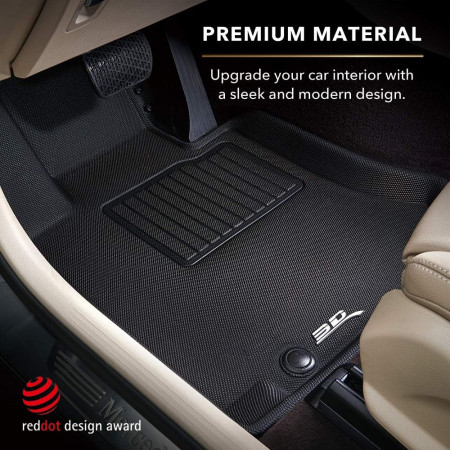 3D Kagu Floor Mat Compatible with VOLVO XC 40  2018 to Present | Set of 5 Pcs | Custom Fit | BLACK 3D Kagu Floor Mat Compatible with VOLVO XC 40  2018 to Present | Set of 5 Pcs | Custom Fit | BLACK