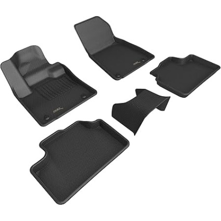 3D  Kagu Floor Mat For VOLVO XC40 RECHARGE 2021 to 2023 | Full Set | Custom Fit | BLACK 3D  Kagu Floor Mat For VOLVO XC40 RECHARGE 2021 to 2023 | Full Set | Custom Fit | BLACK