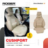 ROGER Driver Seat Cushport Beige Multi Support, Synthetic Leather Seat Cover.