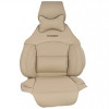 ROGER Driver Seat Cushport Beige Multi Support, Synthetic Leather Seat Cover.