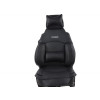 ROGER Driver Seat Cushport Black 1 Piece | Multi Support, Synthetic Leather Seat Cover.