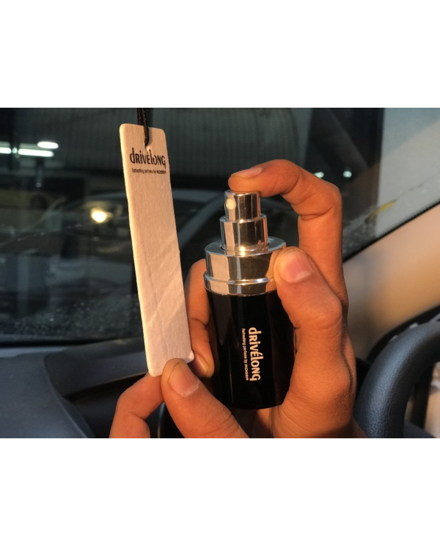 ROGER Car Spray Perfume drivelong Neuro, Waterbased, Longlasting, Spray On Dangler, Unique Mild Fragrance