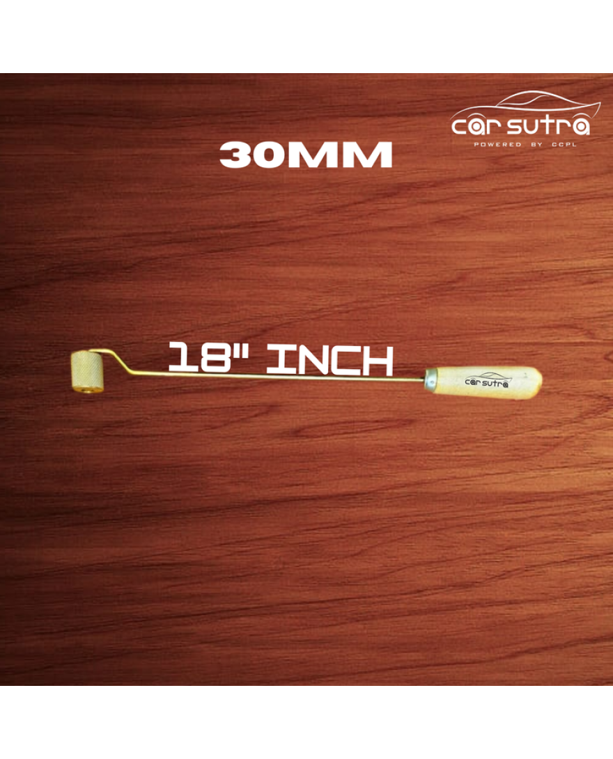 Carsutra Car Audio Damping Sheet Application Roller – 18 Inch Tool with 30 mm Precision Roller