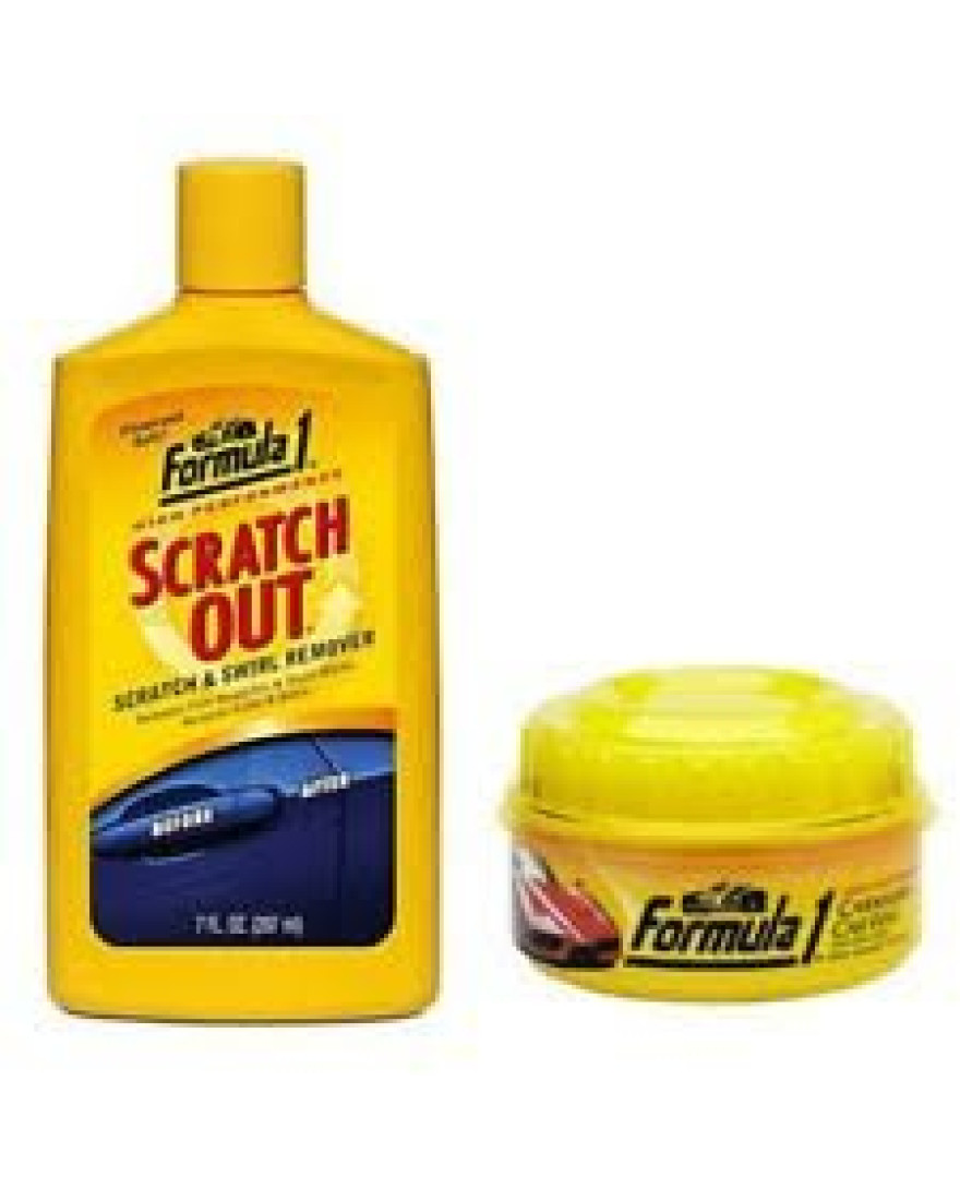 Formula 1 Scratch Out Remover Heavy Duty Liquid for All Car (207 ml)