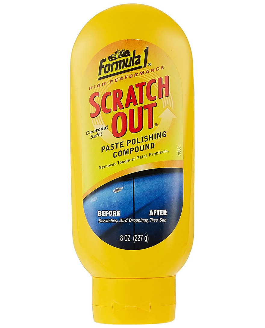 Formula 1 Heavy Duty Scratch Out Paste for Cars & Bikes | 227 g | for Minor Scratches | ‎F51149