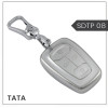 keycare silver dust TPU key cover for Nexon, Harrier, Altroz, Safari, Punch, Tigor smart key | SDTP 08