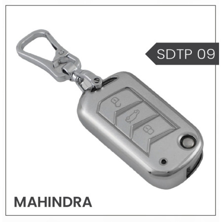 keycare silver dust TPU key cover for Thar, Scorpio, Bolero, XUV700, XUV400, XUV3XO, XUV300, TUV300, Marazzo flip key | SDTP 09 keycare silver dust TPU key cover for Thar, Scorpio, Bolero, XUV700, XUV400, XUV3XO, XUV300, TUV300, Marazzo flip key | SDTP 09
