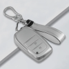 keycare silver dust TPU key cover And keychain for Innova Crysta, Innova HyCross, Hilux smart key | SDTP 18 2B SDTP Keychain