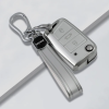 keycare silver dust TPU key cover And keychain for Virtus, Tiguan, Taigun, Jetta, Slavia, Kodiaq, Kushaq, Karoq, Octavia flip key | SDTP 44 SDTP Keychain
