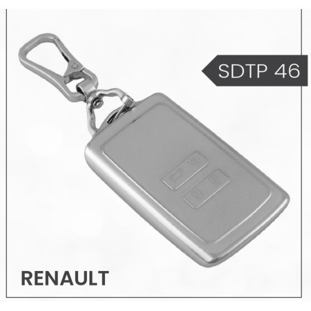 keycare Silver Dust TPU Key Cover for Kiger, Triber Smart Card | SDTP 46 keycare Silver Dust TPU Key Cover for Kiger, Triber Smart Card | SDTP 46