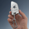 keycare Silver Dust TPU key cover And keychain for X1, X3, X6, X5, 5 Series, 6 Series, 7 Series 4 Button Smart key | SDTP 52, SDTP Keychain