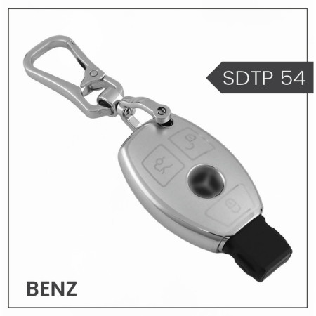 keycare Silver Dust TPU key cover And keychain for C E M S CLS CLK GLK GLC G Class 3 Button Smart key | SDTP 54, SDTP Keychain keycare Silver Dust TPU key cover And keychain for C E M S CLS CLK GLK GLC G Class 3 Button Smart key | SDTP 54, SDTP Keychain