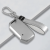 keycare Silver Dust TPU key cover And keychain for Kia Seltos, Sonet 2023 onwards facelift 4 button smart key | SDTP 77, SDTP Keychain