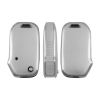 keycare silver dust TPU key cover And keychain for Seltos, Sonet 2023 onwards 3 button flip key | SDTP 78 SDTPKeychain