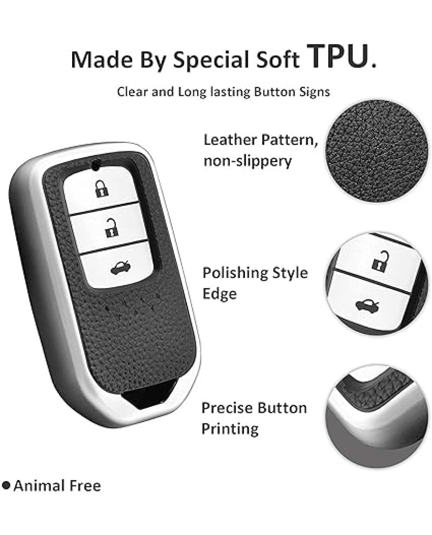 Keyzone TPU Key Cover Silver 24