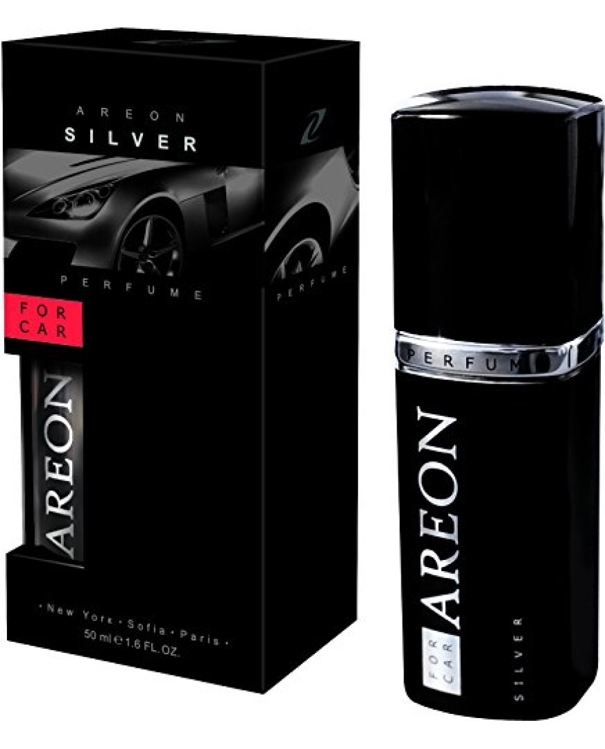 Areon Silver Perfume Car Air Freshener | 50ml