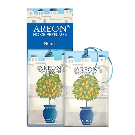 Areon Sachet Perfume Neroli- Air Freshener for Home & Office | Refresh Every Interior - Car, Office Or Your Home| Eliminate Odors and Refresh The Air