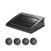 ROGER TPMS SQE285 – Wireless Tire Pressure Monitoring System with 4 Internal Sensors, Solar & USB Charging, LCD Color Display, and Sound Alarm