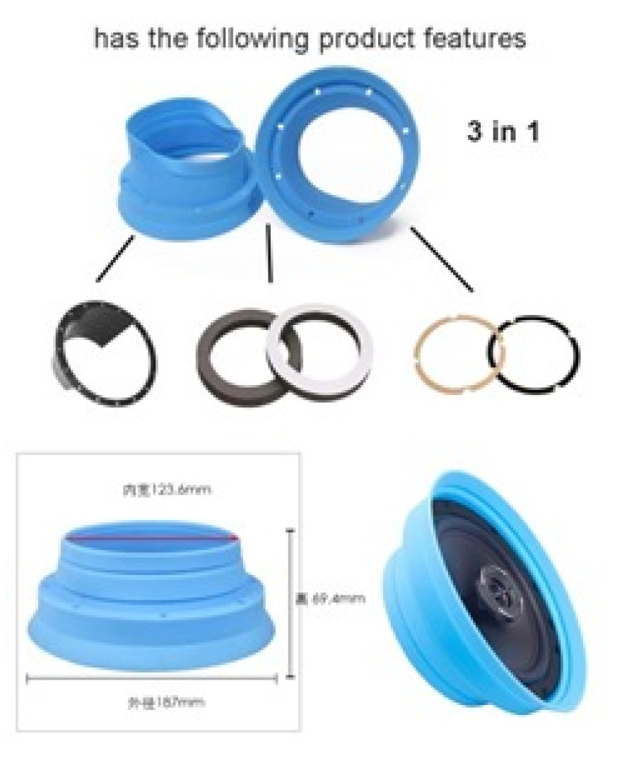 Ford Fiesta Speaker Ring Silicon base